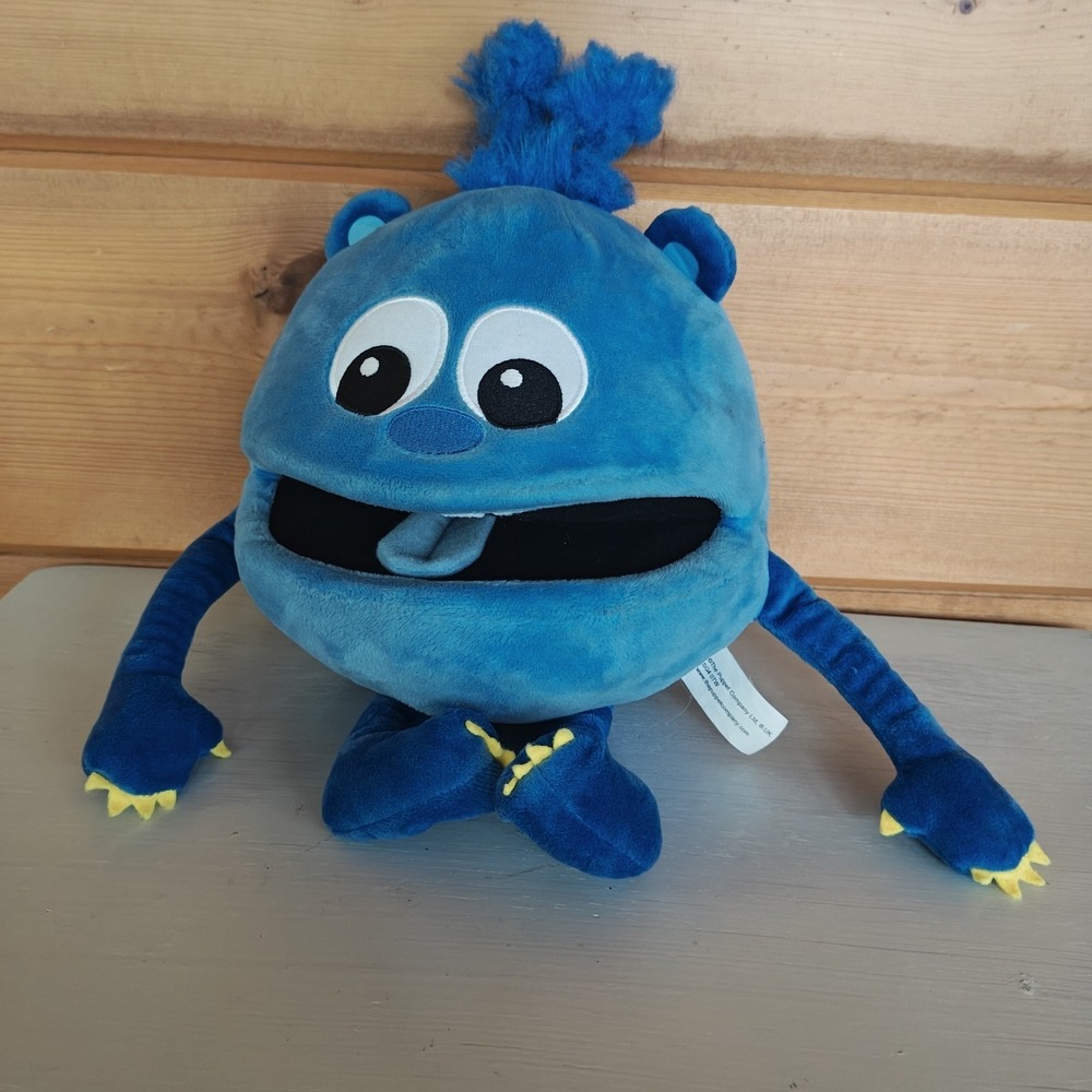 The Puppet Company Baby Monsters Blue Monster Hand Puppet Squeaks
